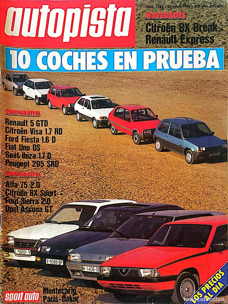 Coches: AUTOPISTA. ALFA ROMEO. CITR&Ouml;EN. OPEL. FORD. FIAT. PEUGEOT