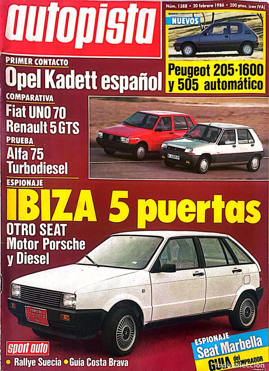Auto: AUTOPISTA. SEAT IBIZA. FIAT RENAULT. ALFA ROMEO