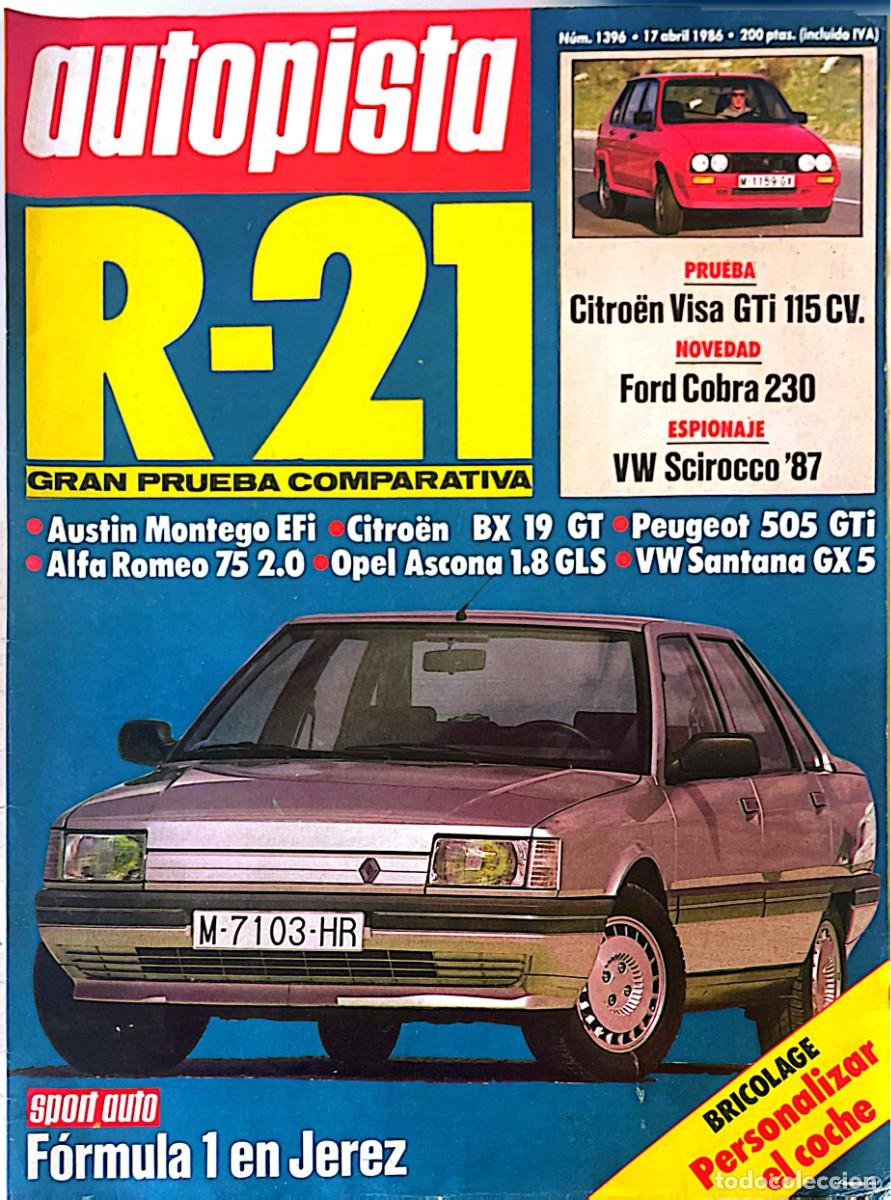 Coches: AUTOPISTA. RENAULT. ALFA ROMEO. VW. PEUGEOT.