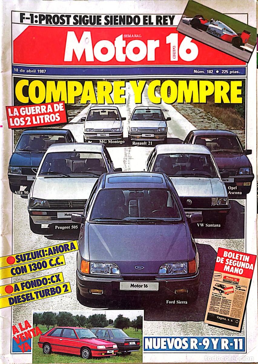 Coches: MOTOR 16. VW. SUZUKI. FORD. CITROEN. PEUGEOT