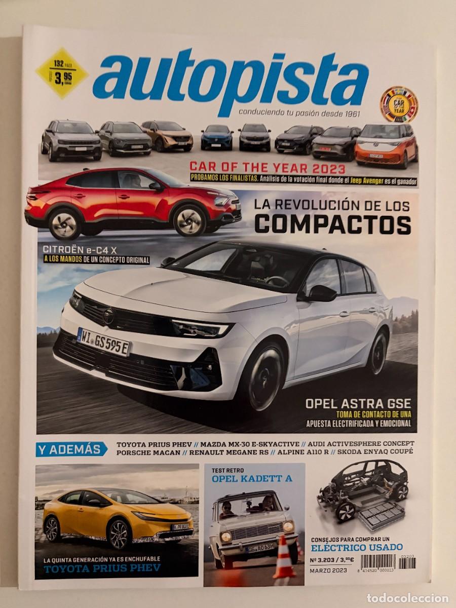 Coches: AUTOPISTA. N&ordm; 3203. MARZO 2023. BMW I VISION DEE. RENAULT MEGANE RS. PORSCHE MACAN. LEER