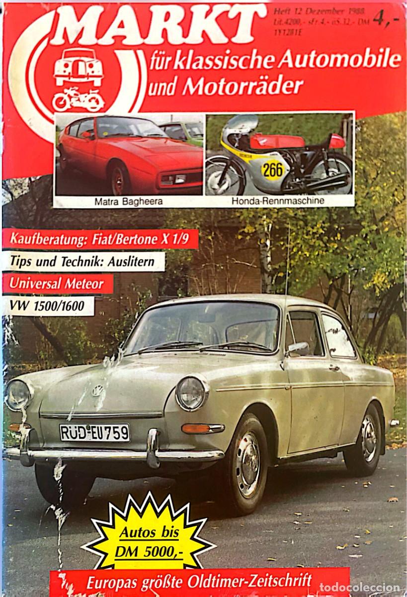 Coches: MARKT. VW. MATRA SIMCA BAGHEERA. HONDA