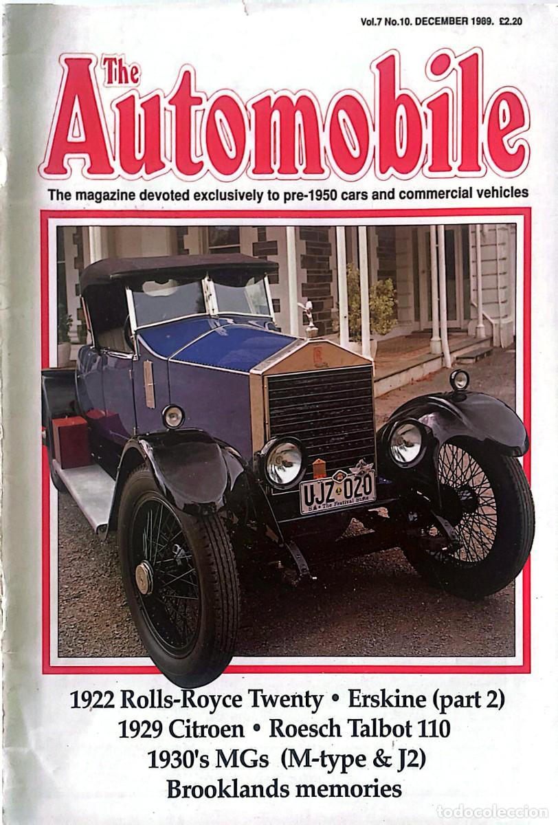 Coches: THE AUTOMOBILE. ROLLS-ROYCE. MG. TALBOT 110