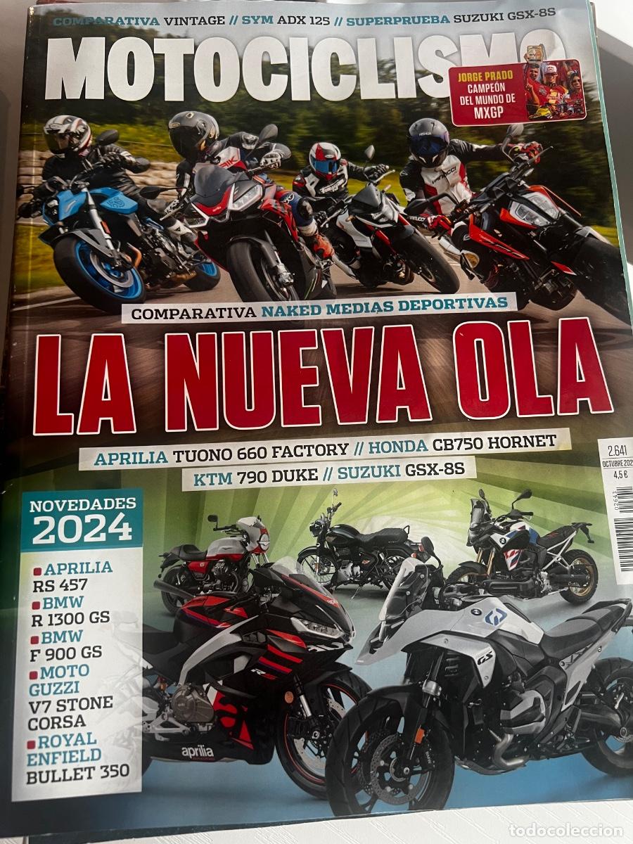 Coches: MOTOCICLISMO. N&deg; 2641. OCTUBRE 2023. APRILIA TUONO 660 FACTORY. HONDA CB750 HORNET.