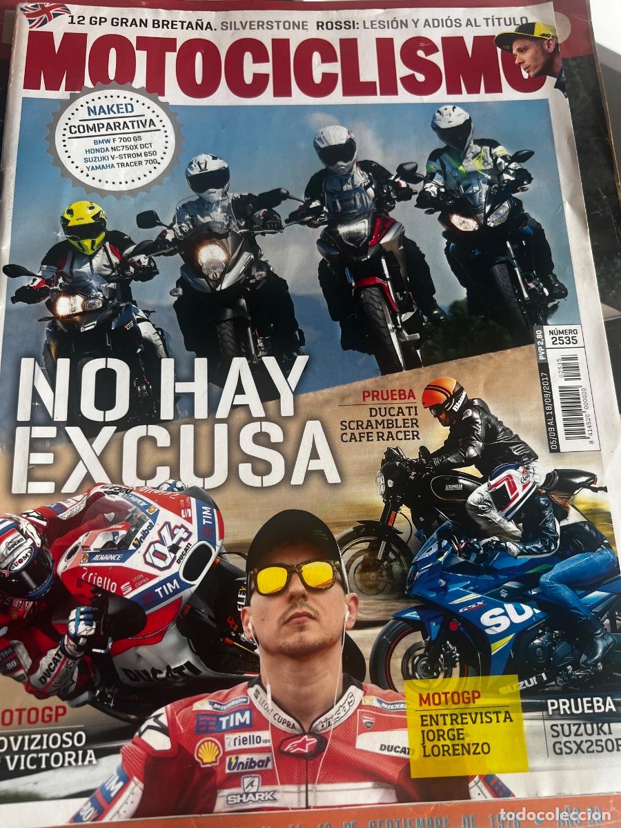 Coches: MOTOCICLISMO. N&deg; 2535. SEPTIEMBRE 2017. DUCATI SCRAMBLER CAF&Eacute; RACER. DOVIZIOSO 4&ordf; VICTORIA.