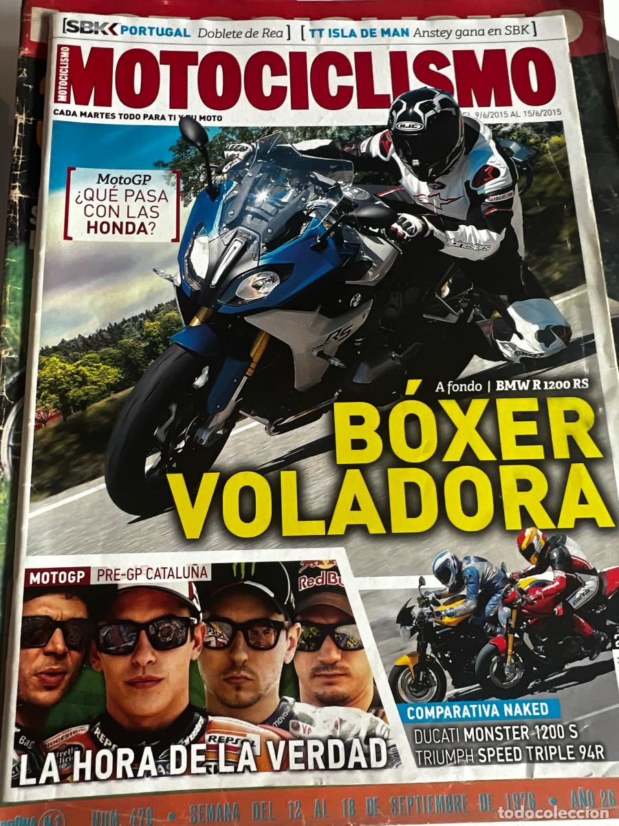 Coches: MOTOCICLISMO. N&ordm; 2464. JUNIO 2015. BOXER VOLADORA. PRE-GP CATALU&Ntilde;A. DUCATI MONSTER 1200S. LEER.