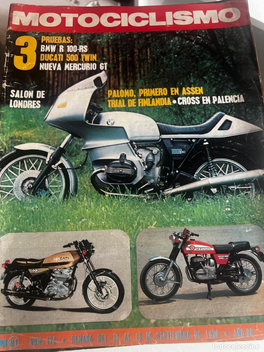 Coches: MOTOCICLISMO. N&ordm; 476. SEPTIEMBRE 1976. BMW R 100-RS. DUCATI 500 TWIN. NUEVA MERCURIO GT.