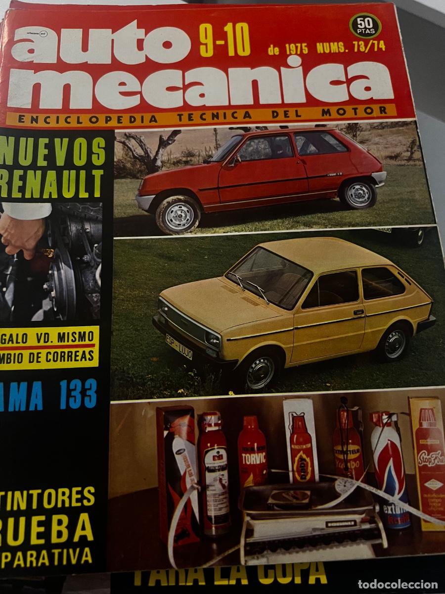 Coches: AUTO MEC&Aacute;NICA. N&ordm; 74. A&Ntilde;O 1975. LOS NUEVOS TIPOS DE GASOLINA. PRUEBA DE EXTINTORES. MERCEDES... LEER