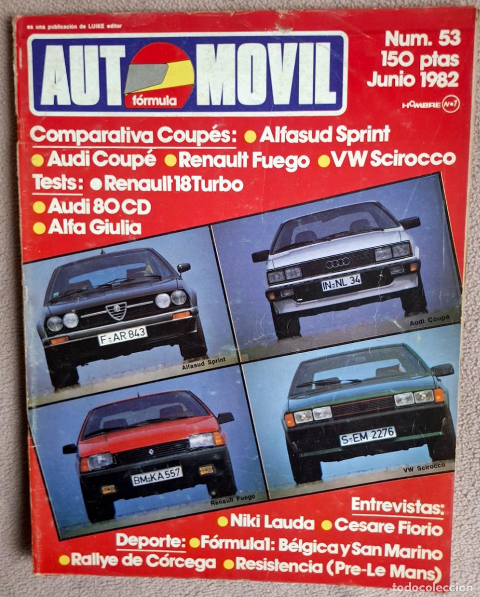 Coches: Revista Autom&oacute;vil N&ordm;53 junio de 1982