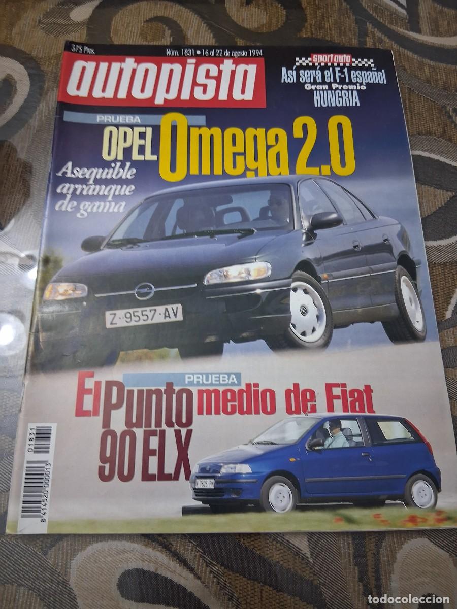 Coches: Revista coche autopista 1831 a&ntilde;o 1994 Jaguar XJ6 opel Omega Christine driano