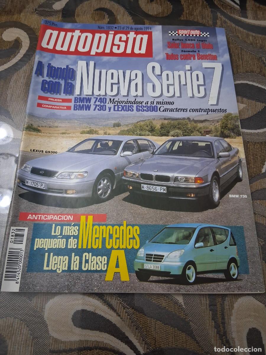 Coches: Revista coche autopista 1832 a&ntilde;o 1994 Lexus GS300 BMW 730 740 Carlos Sainz