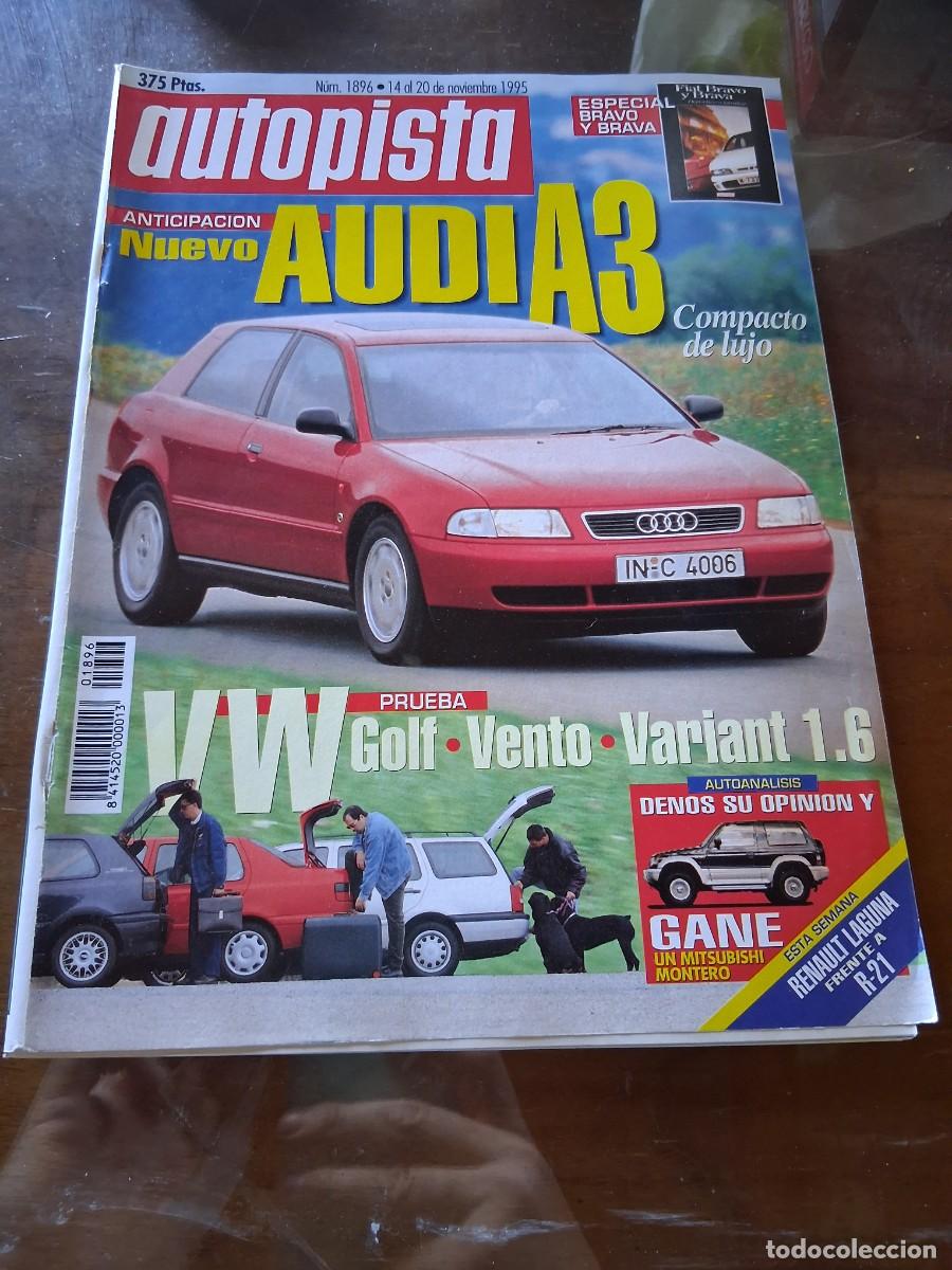 Coches: Revista coche 1896 Seat inca Audi A3 Volkswagen Golf GT Renault 21