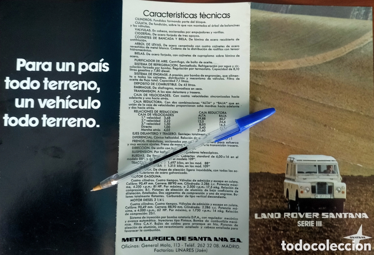 Coches: CATALOGO COMERCIAL VINTAGE LAND ROVER - Foto 4