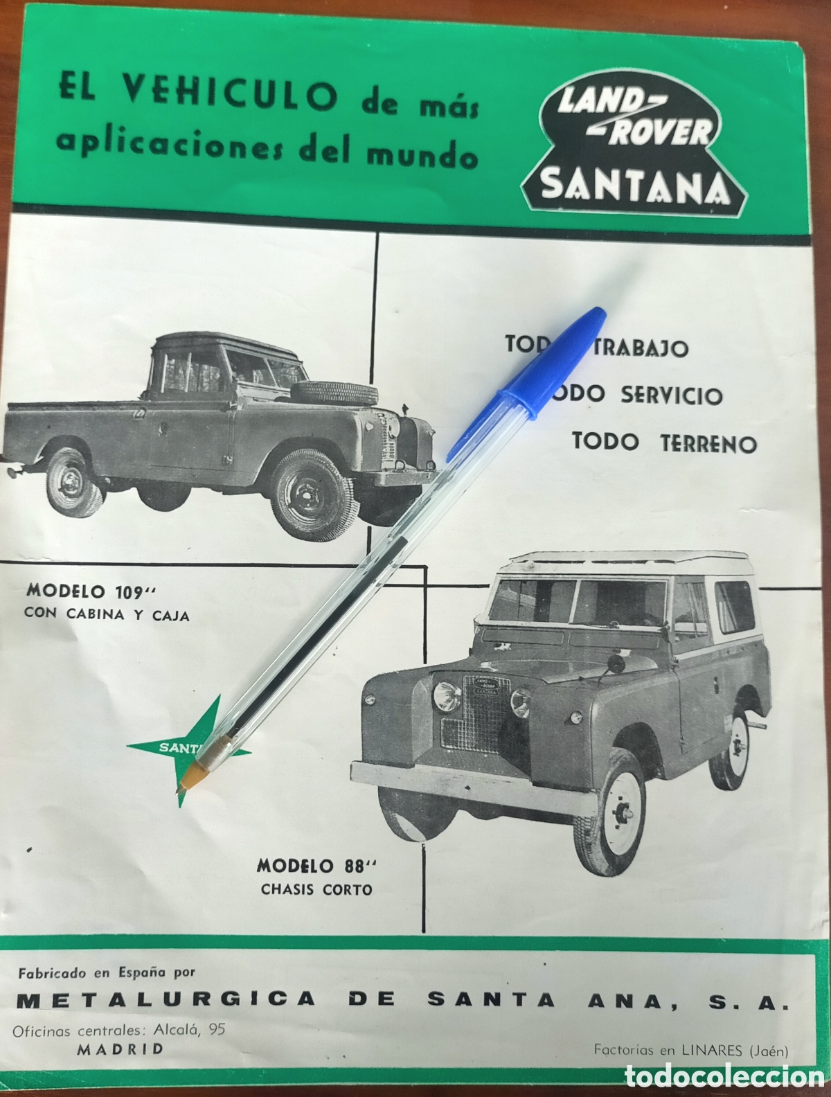 Coches: CATALOGO COMERCIAL VINTAGE LAND ROVER - Foto 5