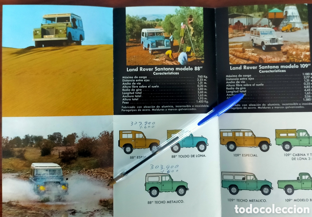 Coches: CATALOGO COMERCIAL VINTAGE LAND ROVER - Foto 7