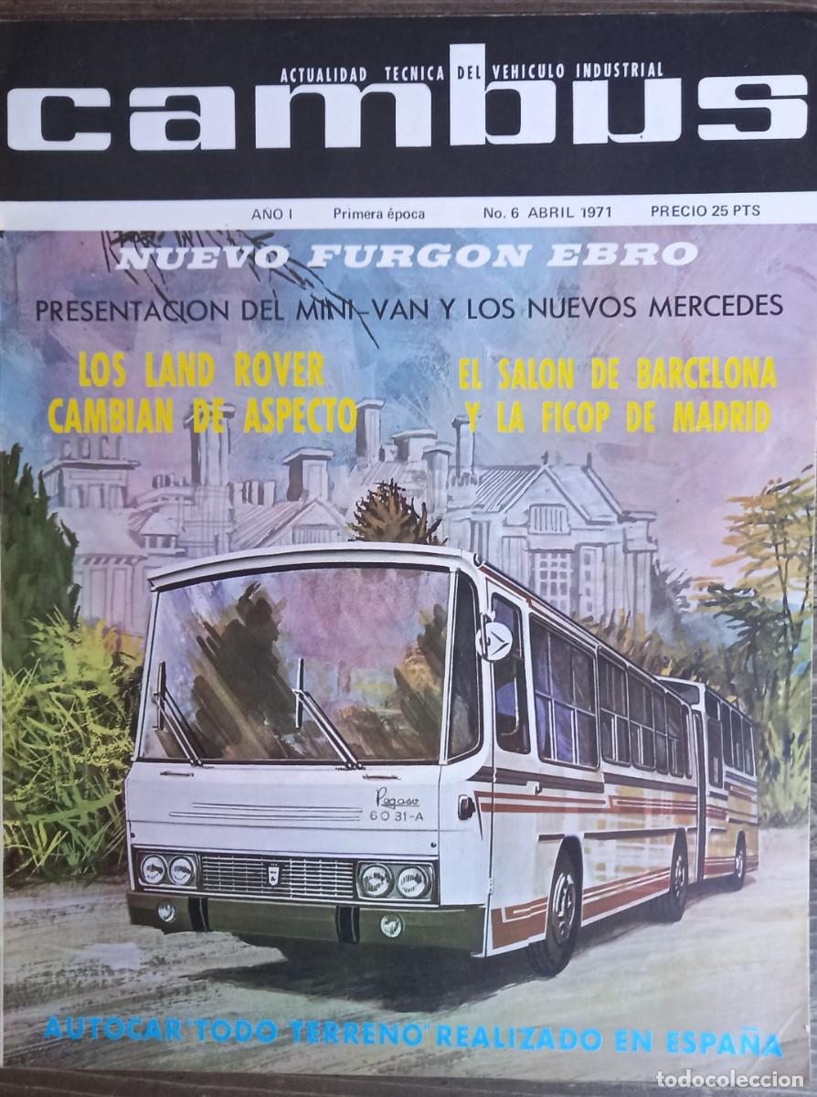 Coches: ANTIGUA REVISTA VEH&Iacute;CULO INDUSTRIAL CAMBUS.