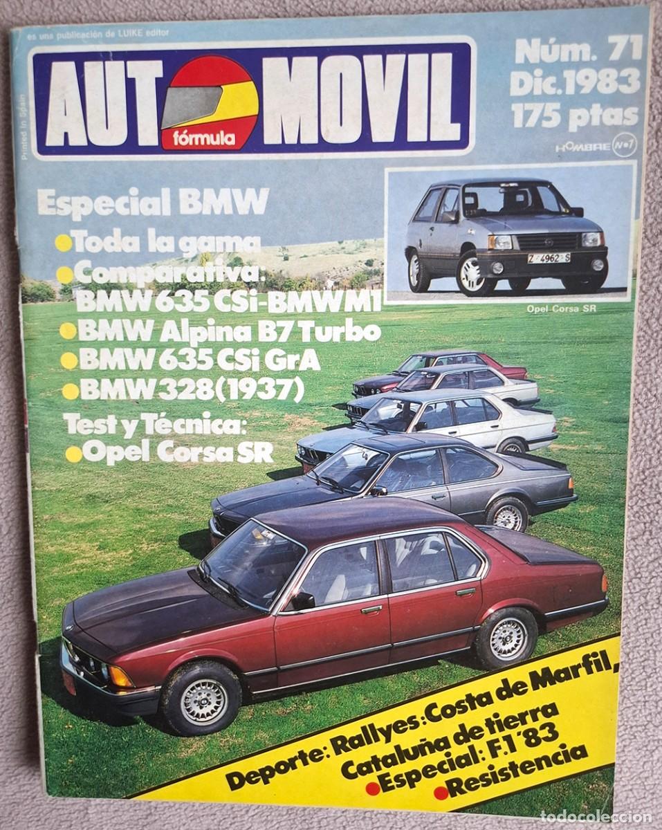 Coches: Revista Autom&oacute;vil N&ordm;71 diciembre 1983