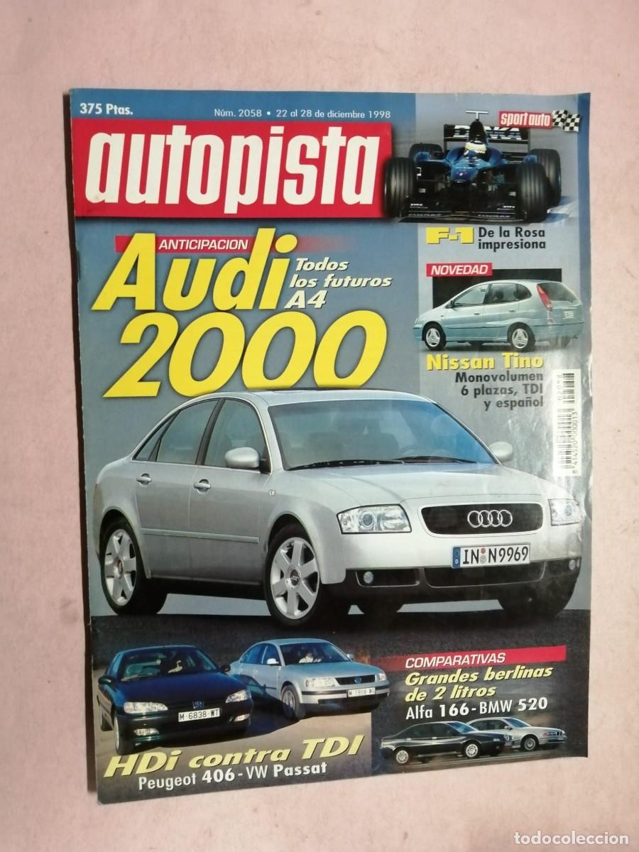 Coches: REVISTA AUTOPISTA (NUMERO 2058) AUDI 2000