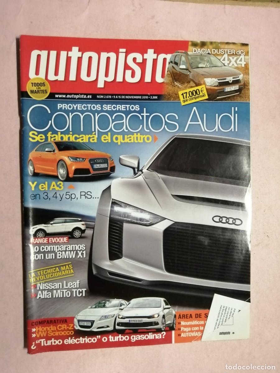 Coches: REVISTA AUTOPISTA (NUMERO 2678) COMPACTOS AUDI