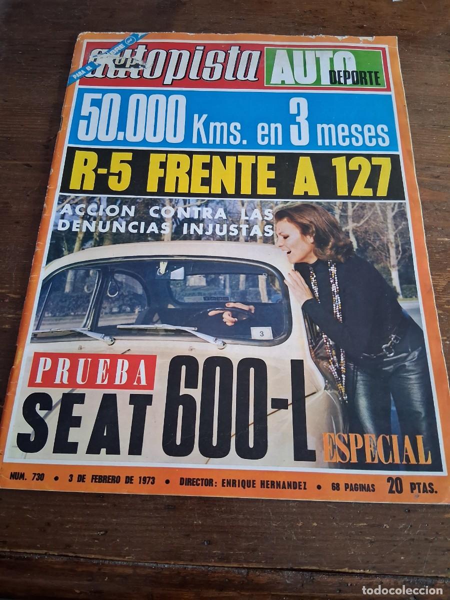 Coches: Revista coche autopista 730 Renault 5 seat 127 132 600 Range Rover