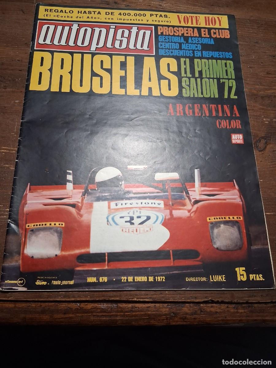 Coches: Revista Autopista coche 676 Poster Fern&aacute;ndez Bagration Jaime Parejo mec&aacute;nica Bomba gasolina