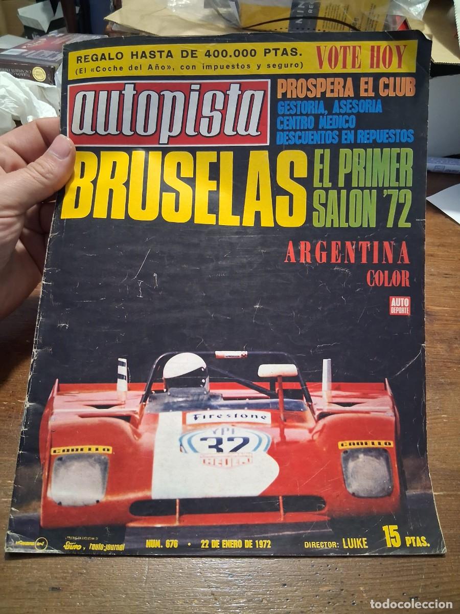 Coches: Revista Autopista coche 676 Poster Fern&aacute;ndez Bagration Jaime Parejo Autopista Sevilla C&aacute;diz
