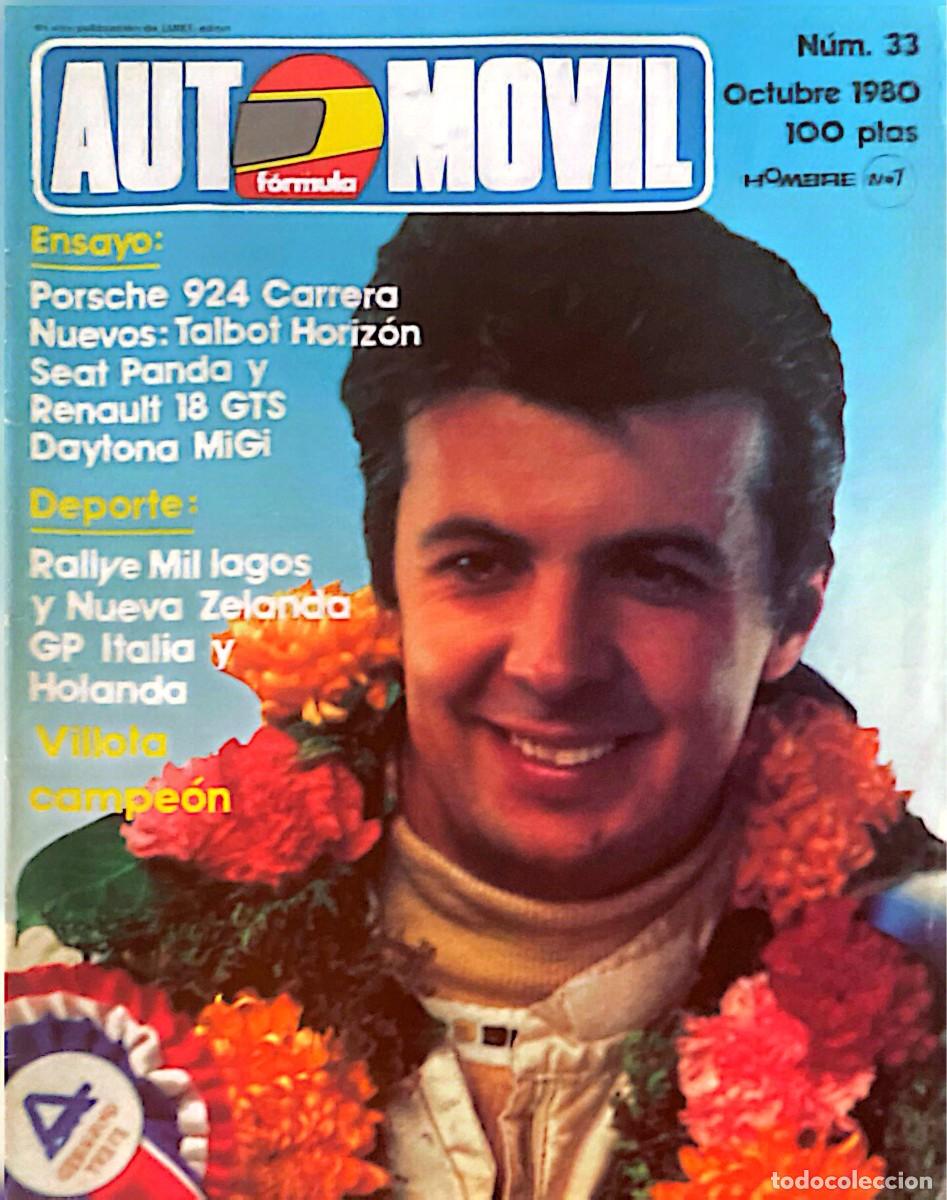 Coches: REVISTA AUTOMOVIL. TALBOT HORIZON. RENAULT. SEAT. PORSCHE.