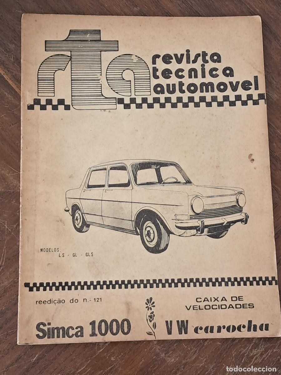 Coches: revista t&eacute;cnica autom&oacute;vel do simca e vw carocha