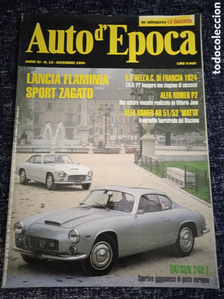 Coches: AUTO D&rsquo;EPOCA N&ordm; 12 DICEMBRE 1994 -EDICION EN ITALIANO