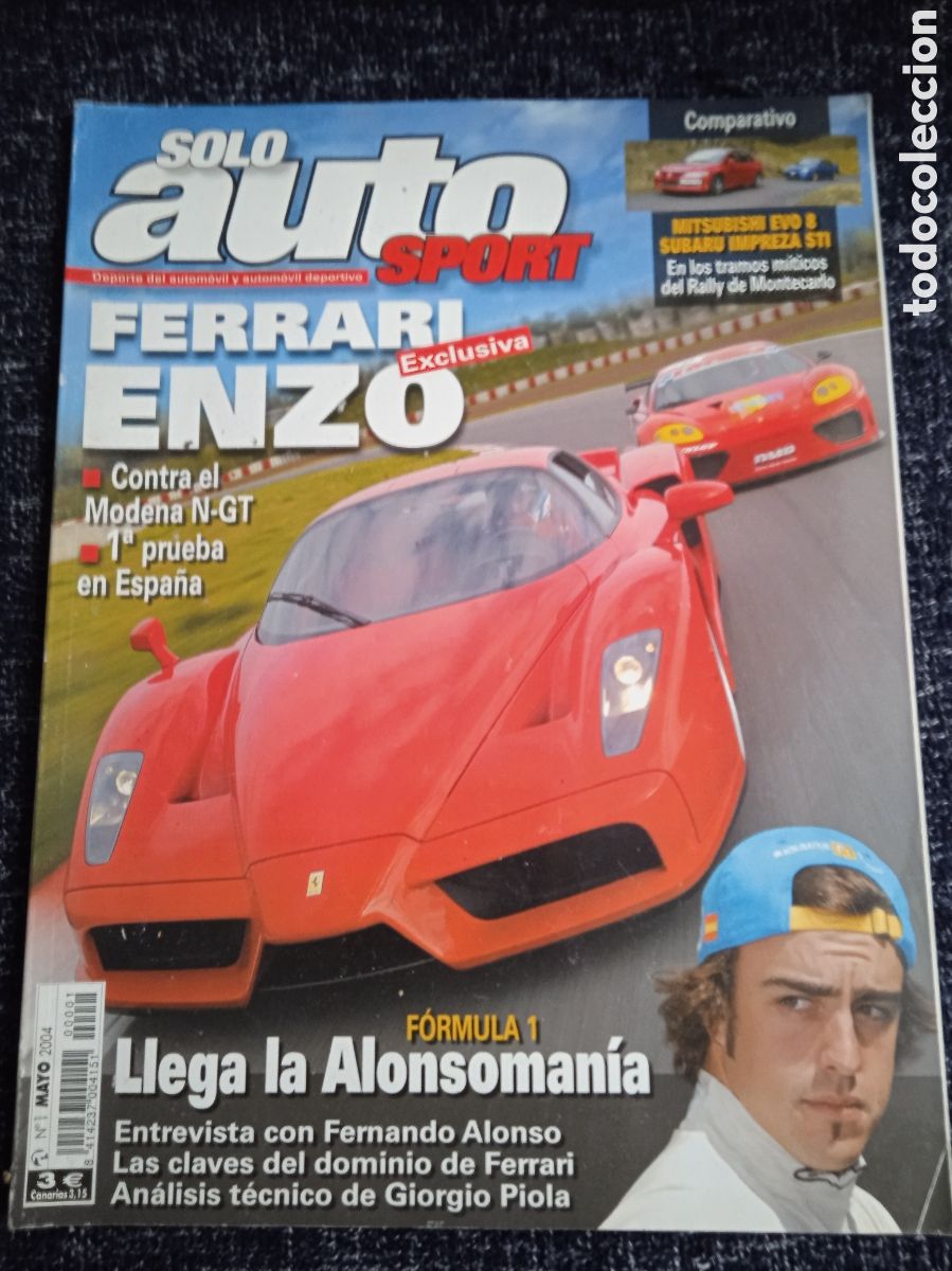 Coches: SOLO AUTO SPORT N&ordm; 1 MAYO 2004 - FERRARI ENZO