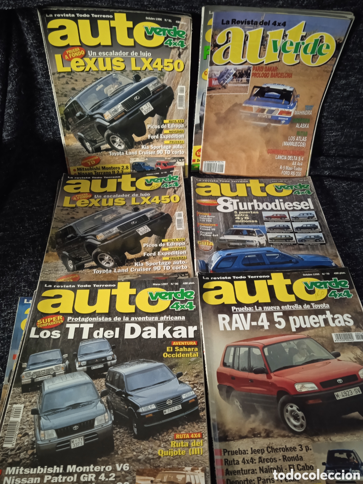 Coches: AUTO VERDE 4X4 - LOTE DE 17 EJEMPLARES