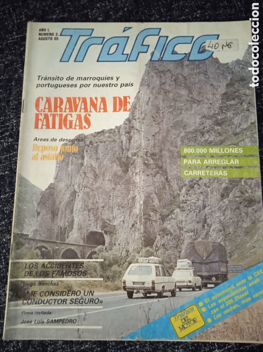 Coches: TRAFICO N&ordm; 2. AGOSTO DE 1985. CARAVANA DE FATIGAS