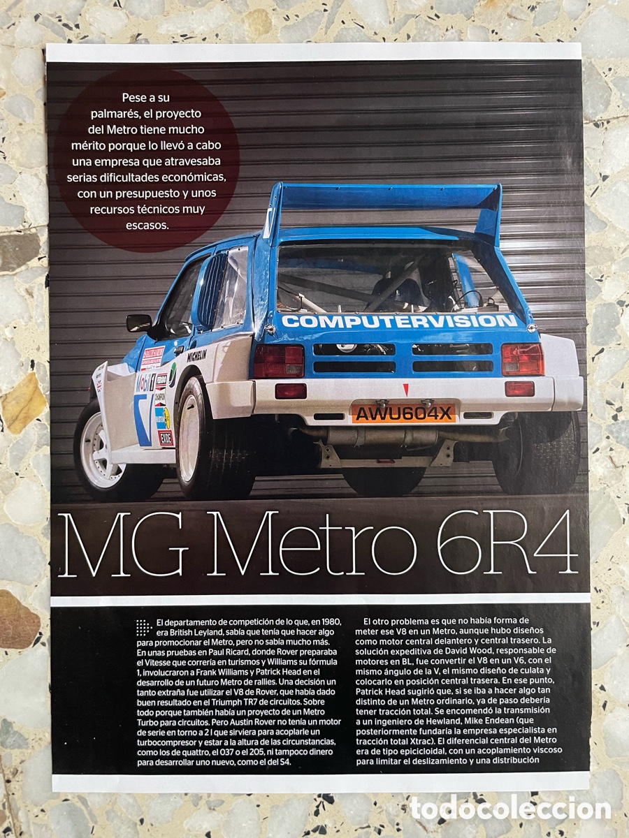 Coches: Coche de Rallye / MG Metro 6R4