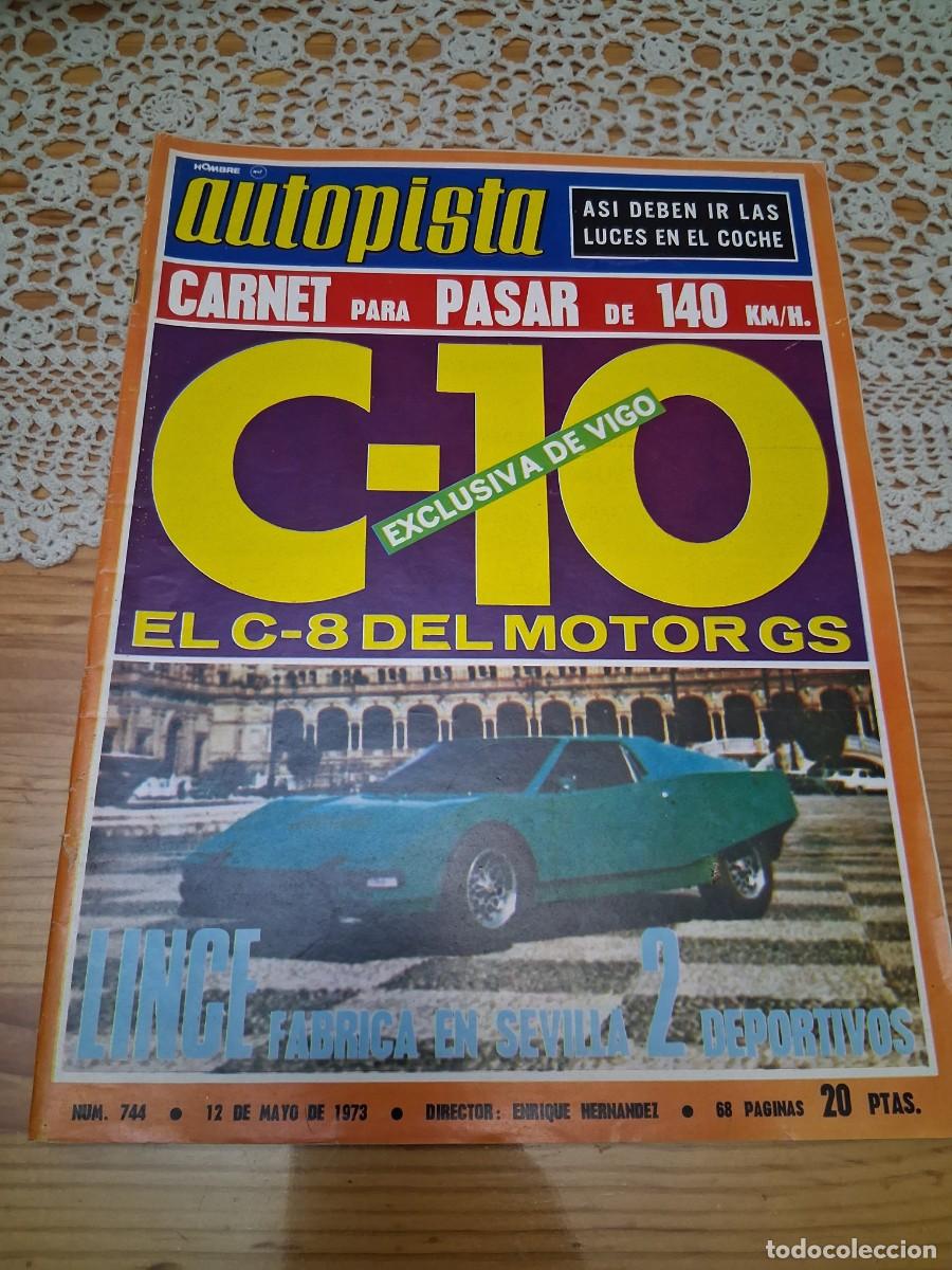Coches: Revista coche autopista 744 BMW serie 5 520 i Citro&euml;n 10 Paco Sanjuan Nevada Ronnie Peterson