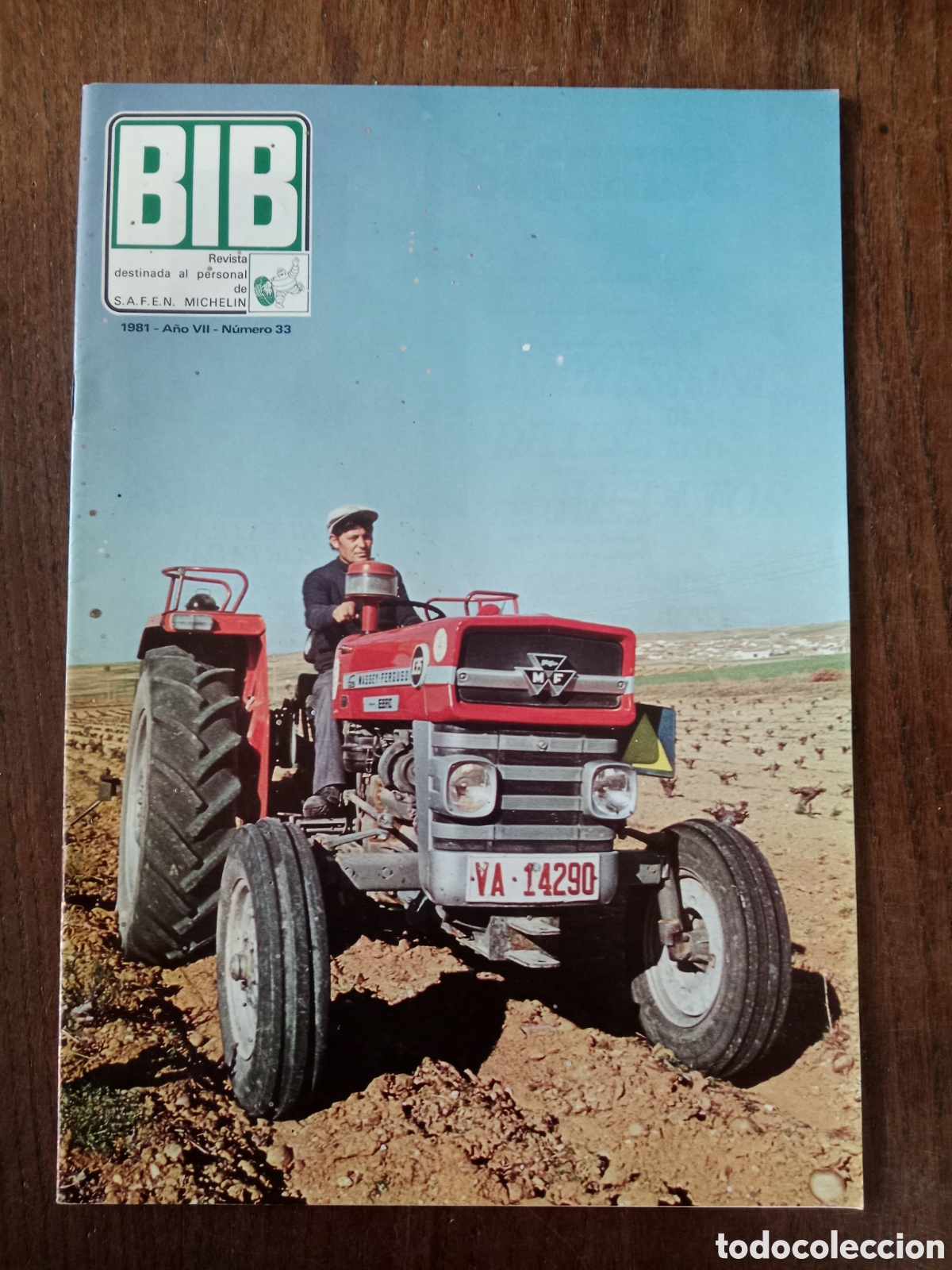 Voitures: Revista Bib Michelin n. 33 de 1981 automovil neum&aacute;ticos