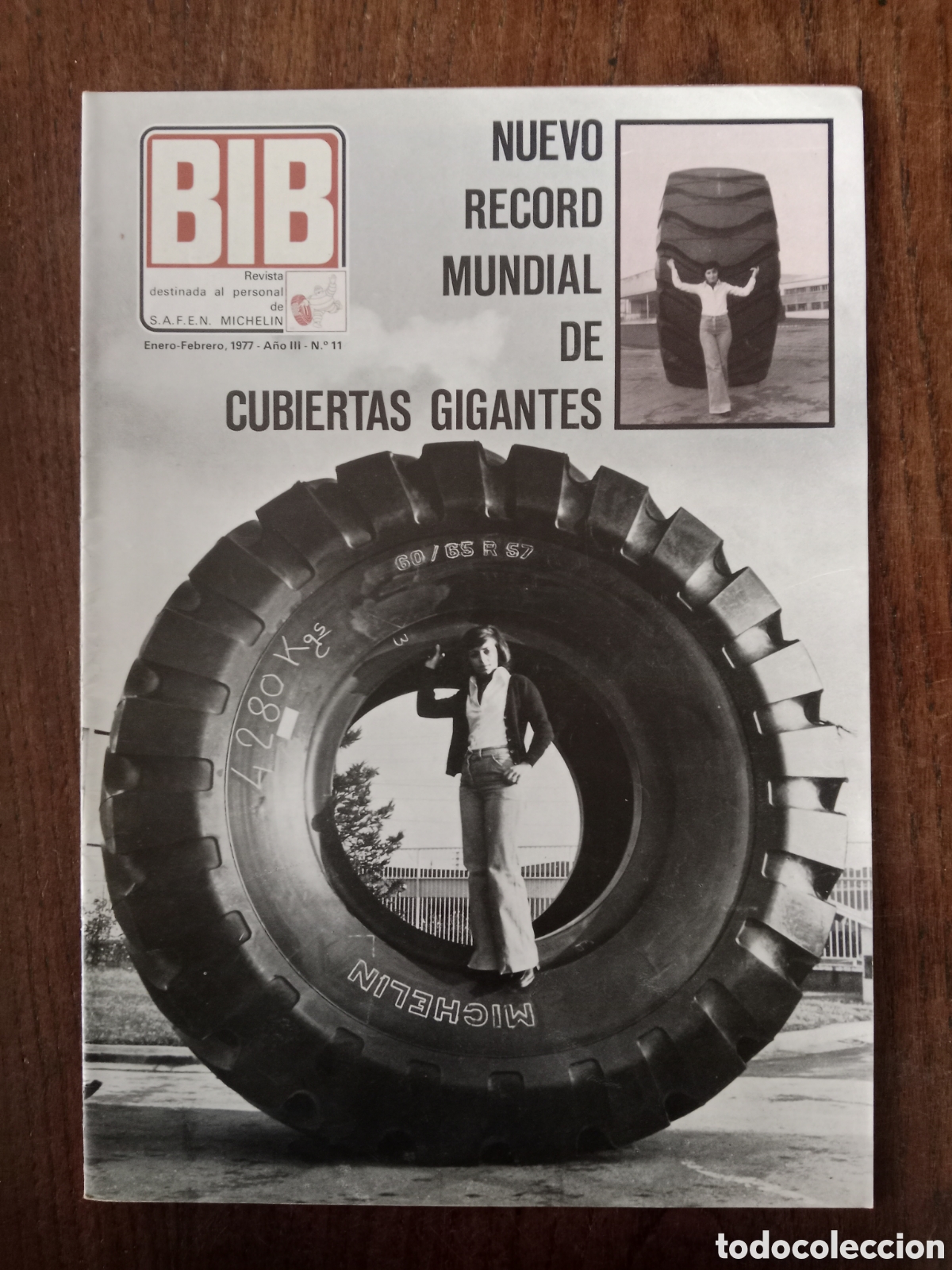 Voitures: Revista Bib Michelin n. 11 de 1977 autom&oacute;vil neum&aacute;tico