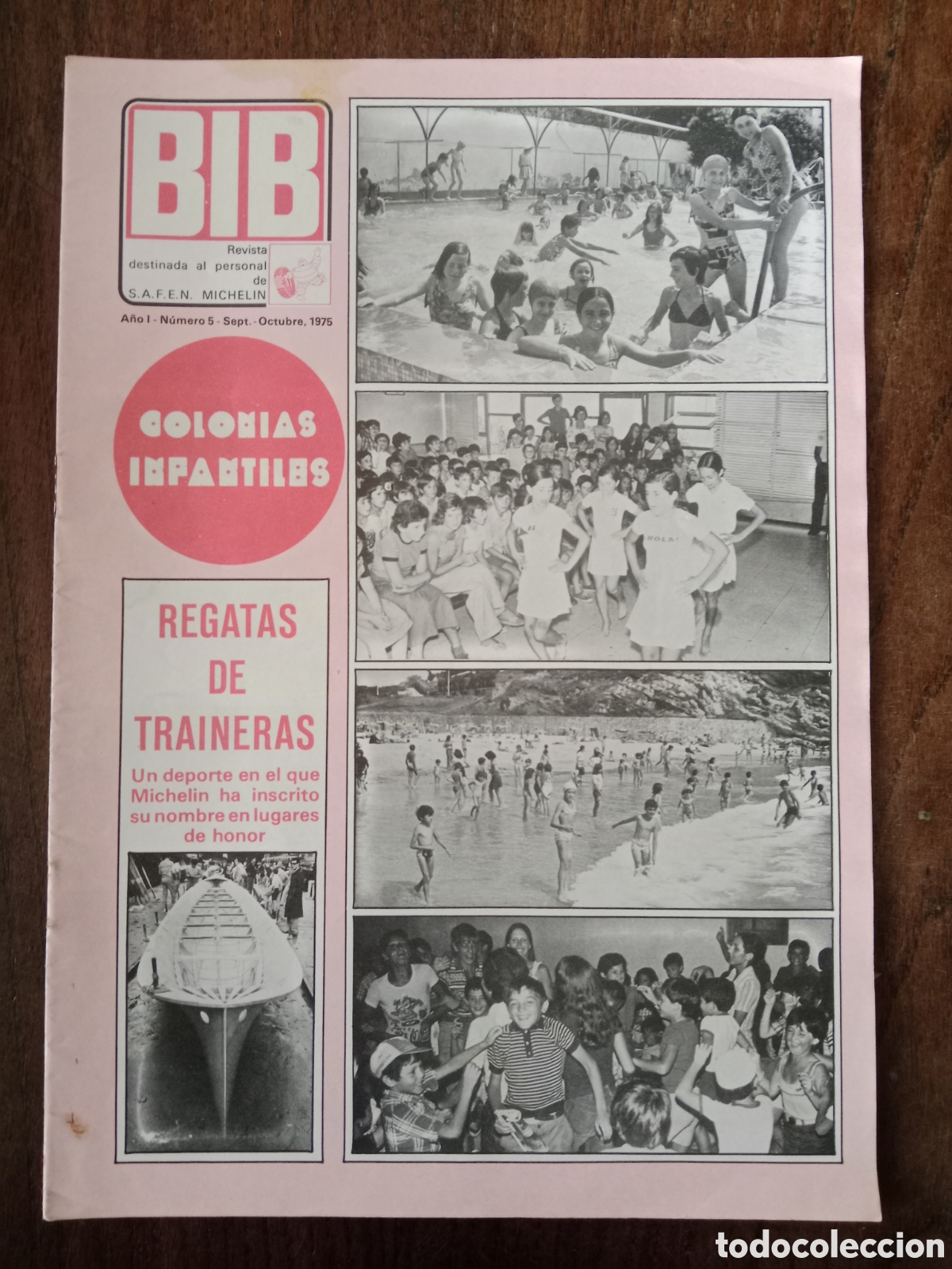 Voitures: Revista Bib Michelin n. 5 de 1975 autom&oacute;vil neum&aacute;tico