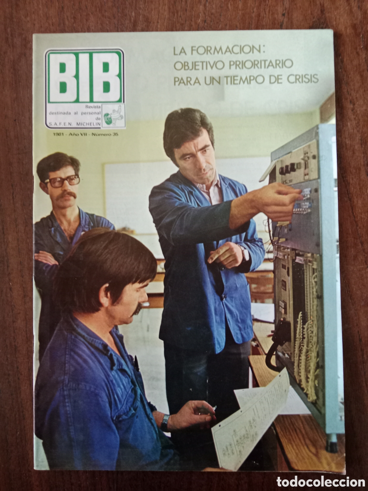 Voitures: Revista Bib Michelin n. 35 de 1981 autom&oacute;vil neum&aacute;tico