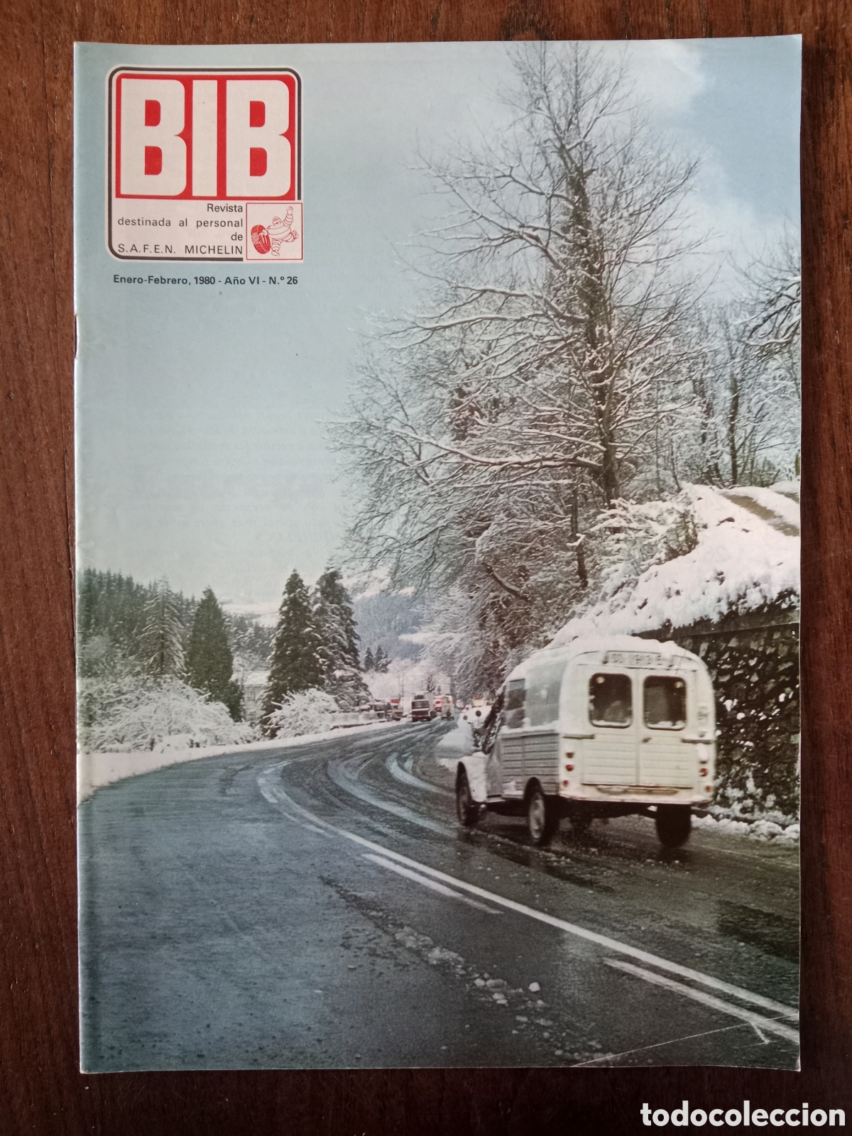 Voitures: Revista Bib Michelin n. 26 de 1980 autom&oacute;vil neum&aacute;tico