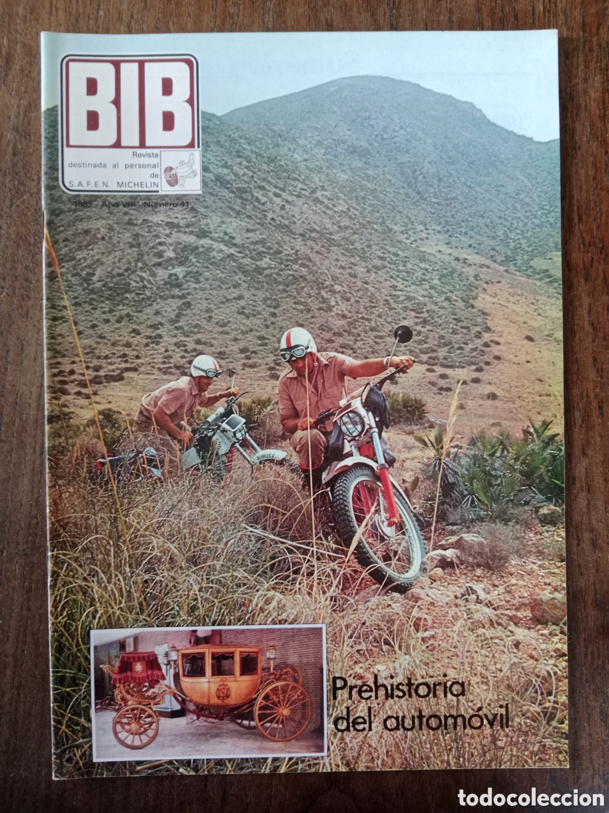 Coches: Revista Bib Michelin n. 41 de 1982 autom&oacute;vil neum&aacute;tico