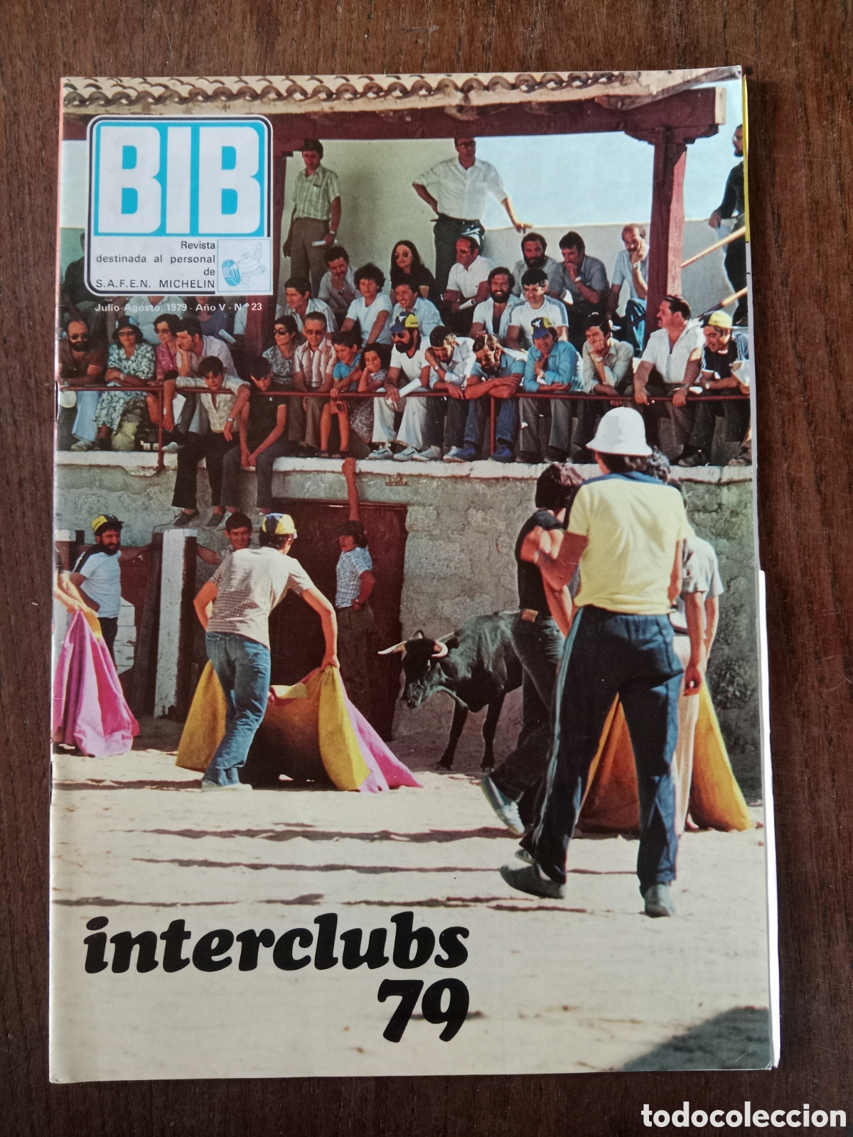 Coches: Revista Bib Michelin n. 23 de 1979 autom&oacute;vil neum&aacute;tico