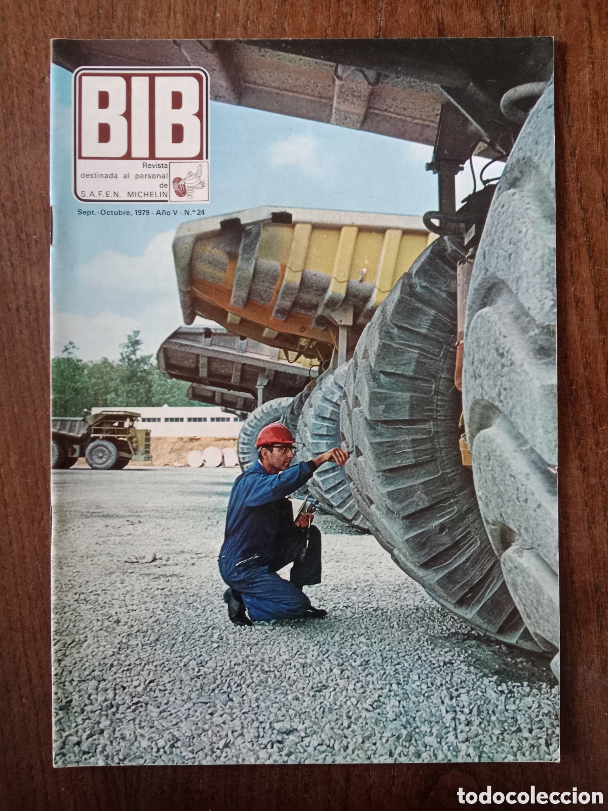Coches: Revista Bib Michelin n. 24 de 1979 autom&oacute;vil neum&aacute;tico