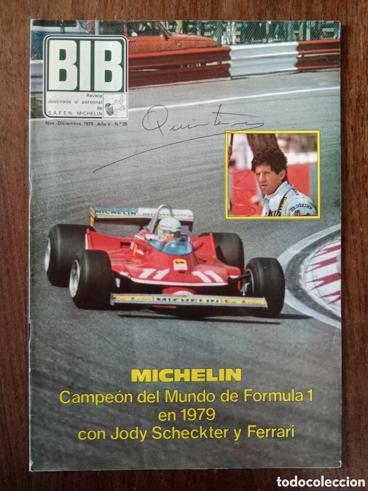 Coches: Revista Bib Michelin n. 25 de 1979 autom&oacute;vil neum&aacute;tico