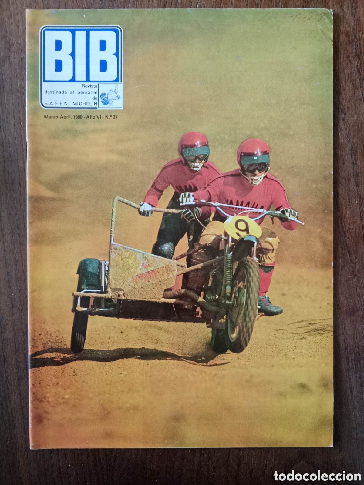 Coches: Revista Bib Michelin n. 27 de 1980 autom&oacute;vil neum&aacute;tico
