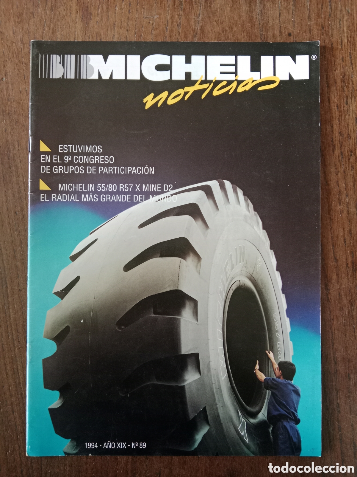 Coches: Revista Bib Michelin n. 89 de 1994 autom&oacute;vil neum&aacute;tico