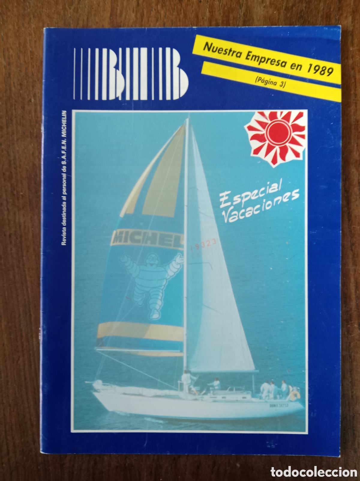 Coches: Revista Bib Michelin n. 75 de 1990 autom&oacute;vil neum&aacute;tico