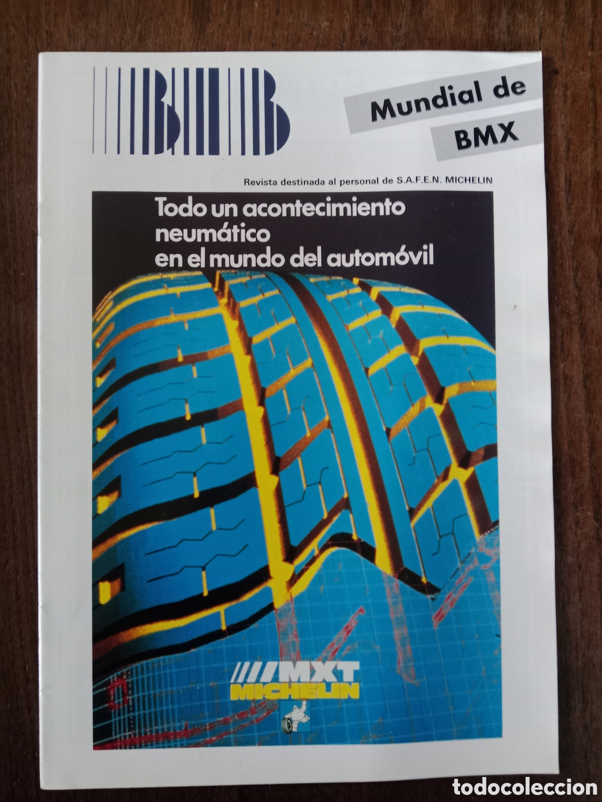 Coches: Revista Bib Michelin n. 76 de 1990 autom&oacute;vil neum&aacute;tico