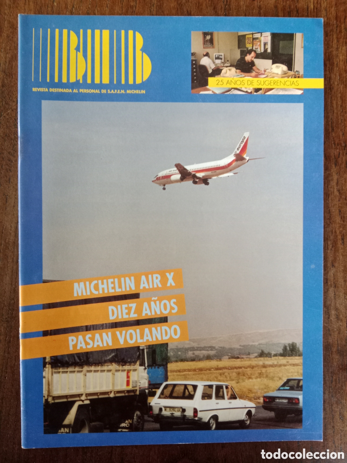 Coches: Revista Bib Michelin n. 80 de 1991 autom&oacute;vil neum&aacute;tico