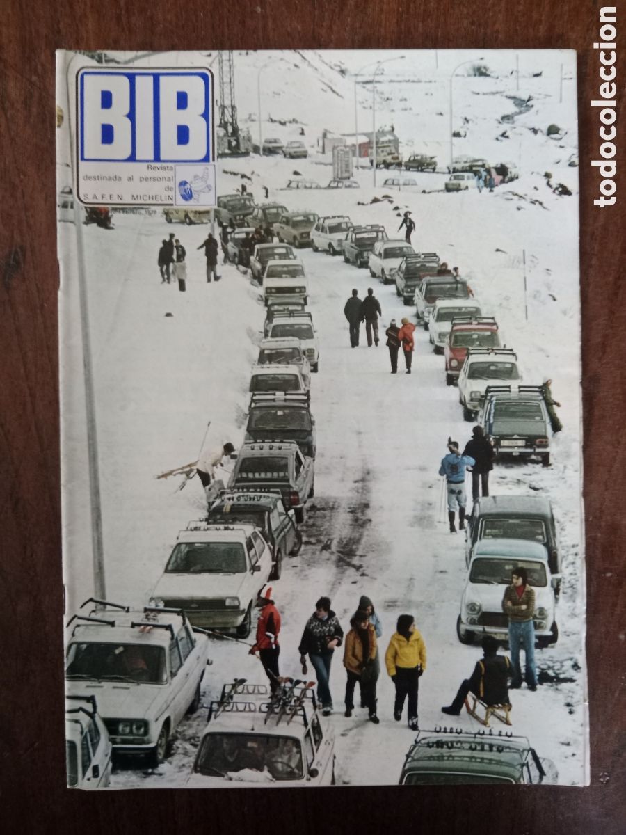 Coches: Revista Bib Michelin n. 20 de 1979 autom&oacute;vil neum&aacute;tico