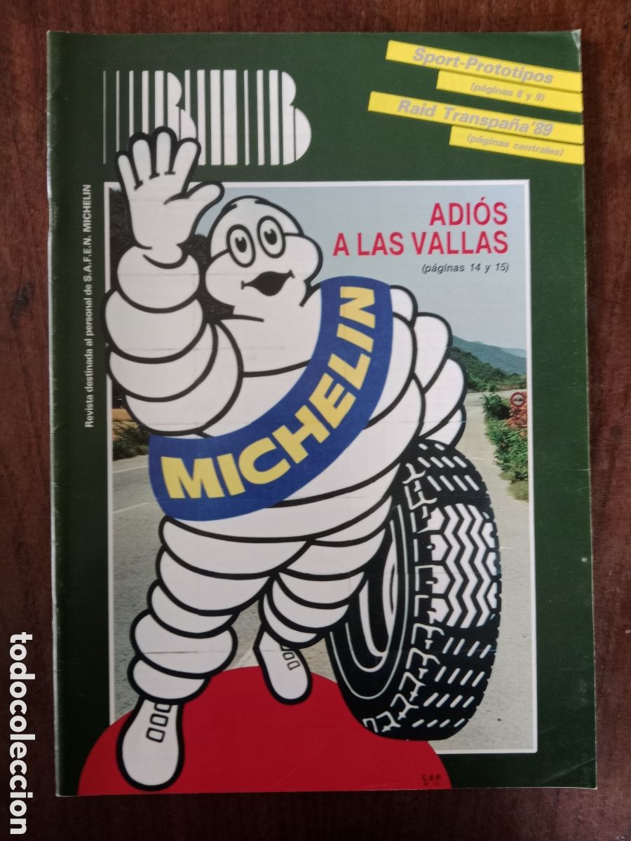 Coches: Revista Bib Michelin n.71 de 1989 autom&oacute;vil neum&aacute;tico